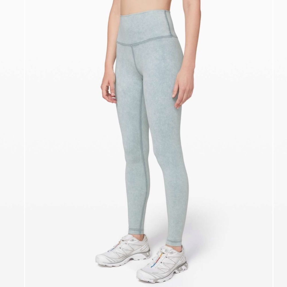 Lululemon Wunder Under High-Rise Tight *Snow Washed 28" Washed Chambray Size 4